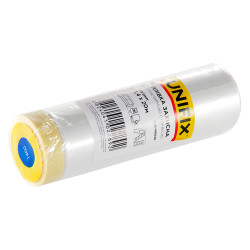 Пленка защитная с малярной лентой Unifix 1.4 х 20 м (PLM-140020)