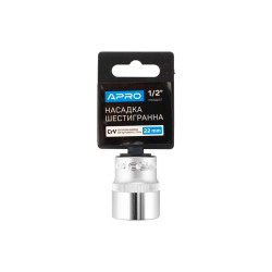 Головка шестигранная Apro 22 мм x 1/2" (252722)