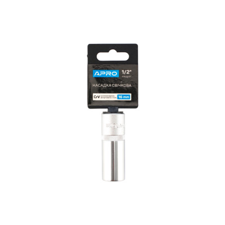 Головка свечная Apro 16 мм x 1/2" (252733)