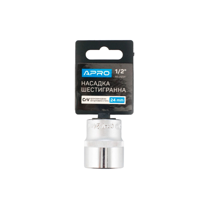 Головка шестигранная Apro 24 мм x 1/2" (252724)