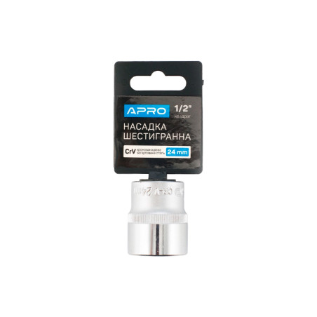 Головка шестигранная Apro 24 мм x 1/2" (252724)