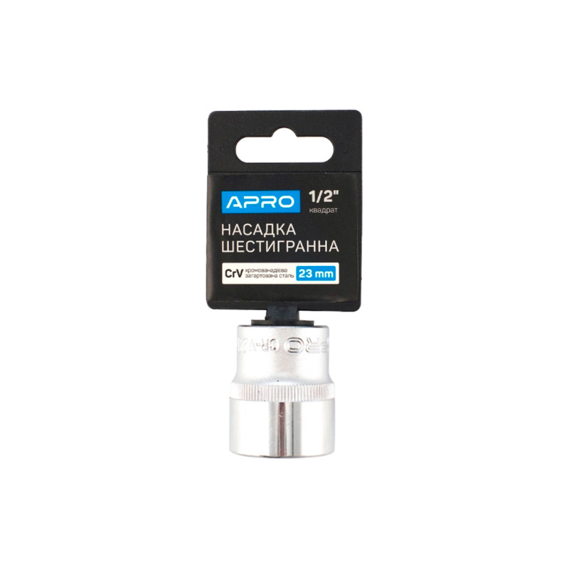 Головка шестигранная Apro 23 мм x 1/2" (252723)