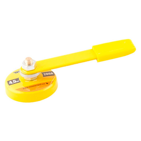 Зажим массы Mastertool 200А x 4.5 кг x 50 мм магнитный (81-0192)