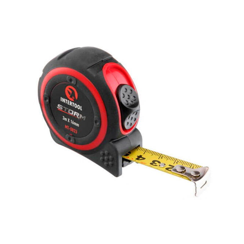 Рулетка Intertool 3 м x 16 мм Storm (MT-0833)