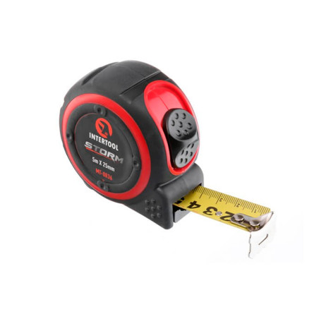 Рулетка Intertool 5 м x 25 мм Storm (MT-0836)