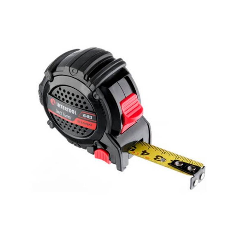 Рулетка Intertool 3 м x 16 мм Storm магнит (MT-0823)