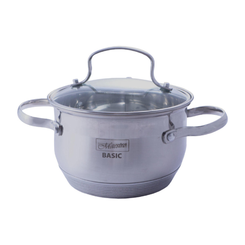 Кастрюля нержавеющая Maestro 160 мм x 2.1 л MR-3512-16 (MR-3512-16)