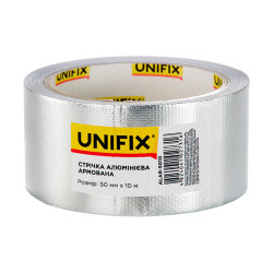 Лента алюминиевая армированная Unifix 50 мм x 10 м (ALAR-5010)