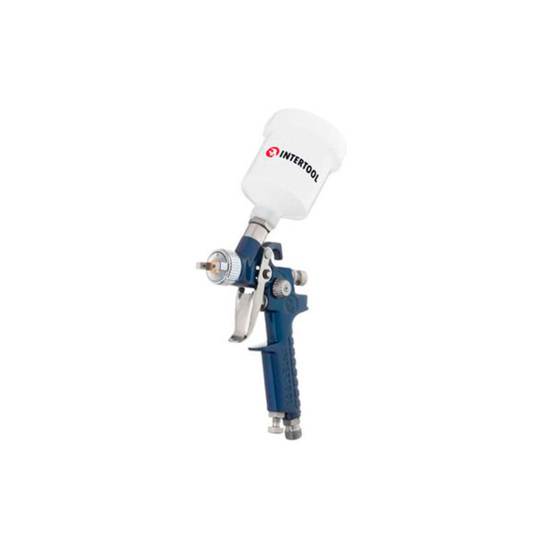 Краскопульт пневматический HVLP Intertool ⌀1.2мм x 125мл ВБ (PT-0122)