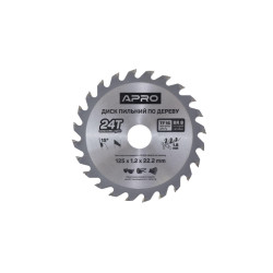 Диск пильный Apro 125 x 22.2 мм x 24T (830101)