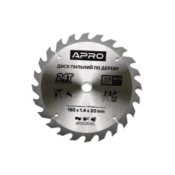 Диск пильный Apro 190 x 20 мм x 24T (830169)