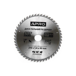 Диск пильный Apro 210 x 32 мм x 50T (830193)