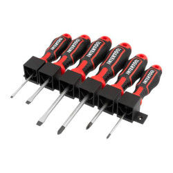 Набор отверток Intertool-Storm PH0 x PH1 x PH2 x SL3 x SL5 x SL6 (6шт) (VT-3436)