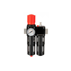 Редуктор давления с фильтром и лубрикатором Intertool 1/2" x 0.5-10 бар Storm (PT-1434)