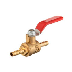 Кран шаровый воздушный Intertool 6 мм x 6 мм (PT-1893)