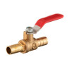 Кран шаровый воздушный Intertool 12 мм x 12 мм (PT-1896)