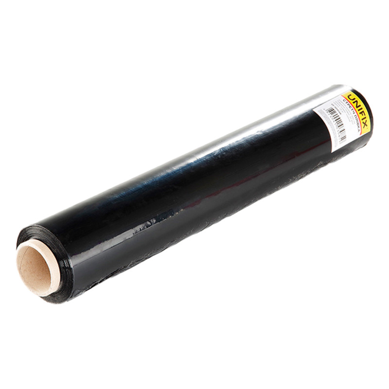 Стрейч пленка Unifix 500 мм x 1.5 кг x 20 мкм черная (SP-50015B)