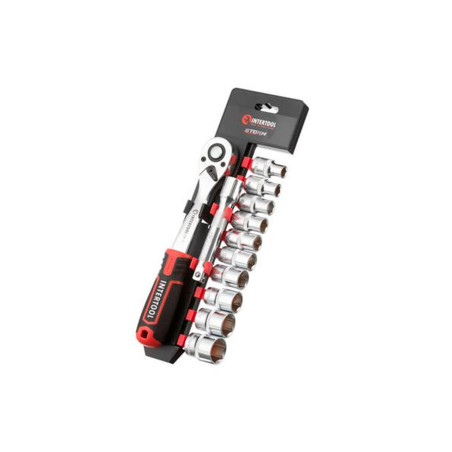 Набор инструмента на планке Intertool 1/2" x 12 ед. Storm (ET-8014)
