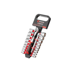 Набор инструмента на планке Intertool 3/8" x 20 ед. Storm (ET-8015)