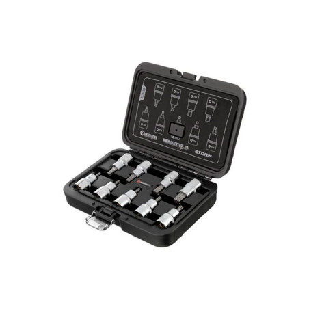 Набор бит TORX Intertool 1/2" x T20-T60 x 55 мм (9 шт.) Storm (ET-8400)