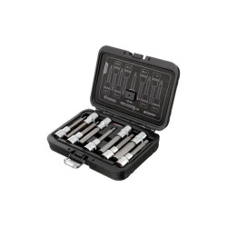Набор бит HEX Intertool 1/2" x H4-H17 x 100 мм (9 шт.) Storm (ET-8406)