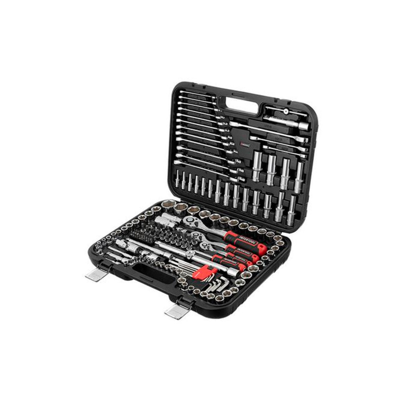 Набор инструмента Intertool 1/4" x 3/8" x 1/2" 156 ед. Storm (ET-8156)