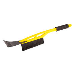 Щетка со скребком Mastertool 520 мм желтая (84-0003)