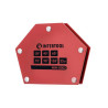Держатель магнитный для сварки Intertool 22кг трапеция (MW-0002)