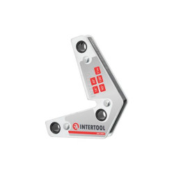 Держатель магнитный для сварки Intertool 11кг угольник (MW-0007)