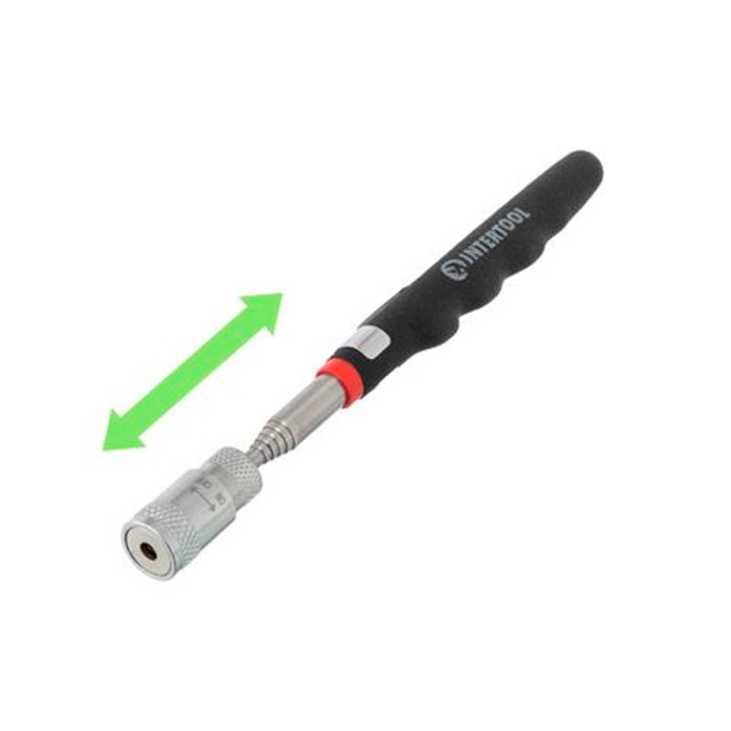Захват магнитный Intertool 190-810 мм x 2.25 кг с фонариком (ET-1017)