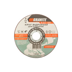 Диск отрезной по алюминию Granite 125 х 1.0 х 22.2 мм (8-07-120) (5 шт.)