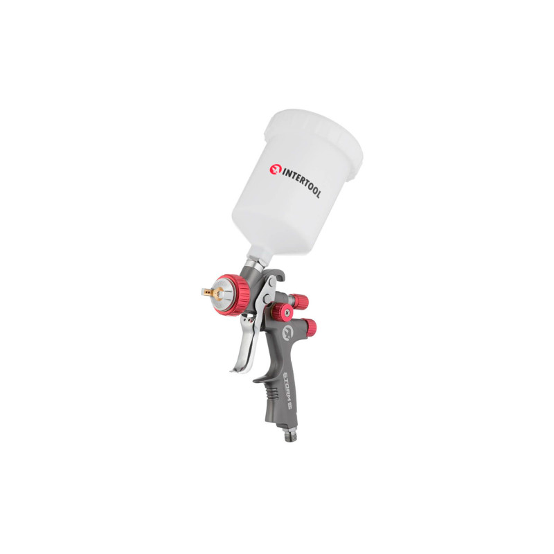Краскопульт пневматический LVLP Intertool 600 мл x 1.8 мм ВБ Storm (PT-0148)