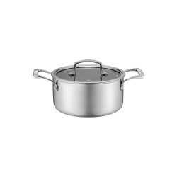 Кастрюля нержавеющая Maestro 240 мм x 5.4 л PRO (MR-3504-24)