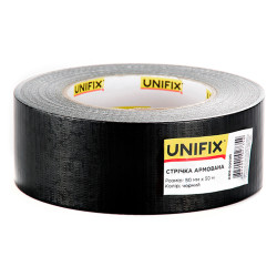 Лента армированная Unifix 50 мм x 50м черная (ARM-5050B)