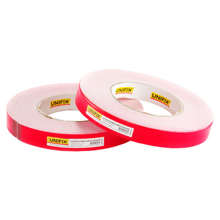 Лента двухсторонняя Unifix 19 мм x 10 м вспененная белая (PN-1910W)