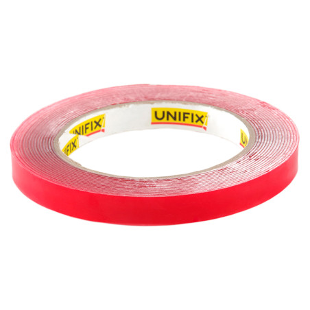 Лента двухсторонняя Unifix 1 x 12 мм x 5 м пеноакрил (PA-1125)