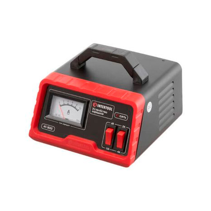 Зарядное устройство Intertool 2-4А x 6-12В (AT-3032)
