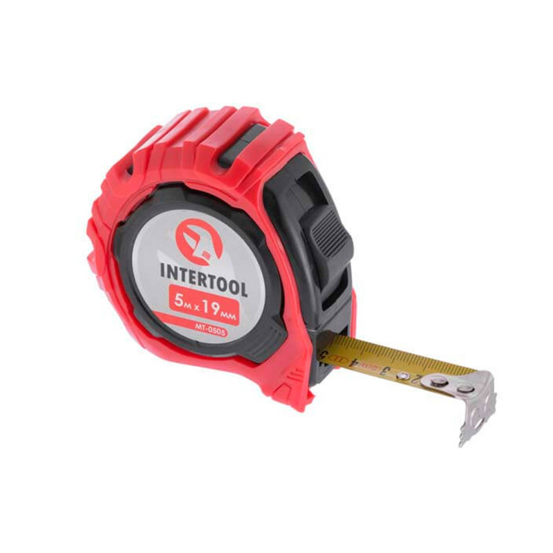 Рулетка Intertool 5 м x 19 мм магнит (MT-0505)