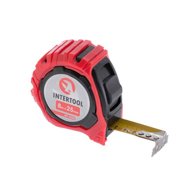 Рулетка Intertool 8 м x 25 мм магнит (MT-0508)