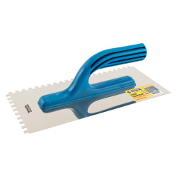 Гладилка нержавеющая Mastertool 270 x 125 мм зуб 6 x 6 мм (08-2826)