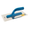 Гладилка нержавеющая Mastertool 270 x 125 мм зуб 8 x 8 мм (08-2827)