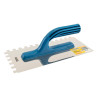 Гладилка нержавеющая Mastertool 270 x 125 мм зуб 10 x 10 мм (08-2127)