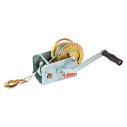 Лебедка барабанная Mastertool 900 кг x 10 м трос (86-8190)