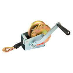Лебедка барабанная Mastertool 450 кг x 8 м ремень (86-8245)