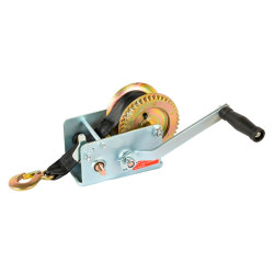 Лебедка барабанная Mastertool 900 кг x 8 м ремень (86-8290)