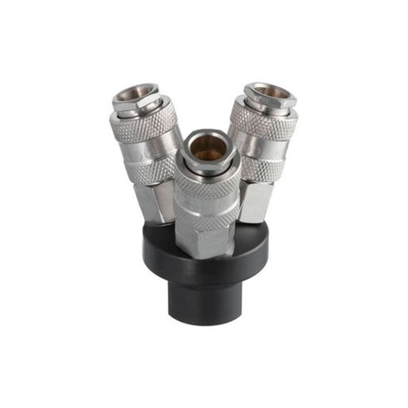 Разветвитель воздуха Intertool 1/4" x 3 выхода W с быстроразъемным соединением (PT-1853)