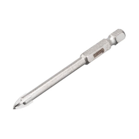Сверло по стеклу и керамике Intertool 6 мм HEX (SD-0286)