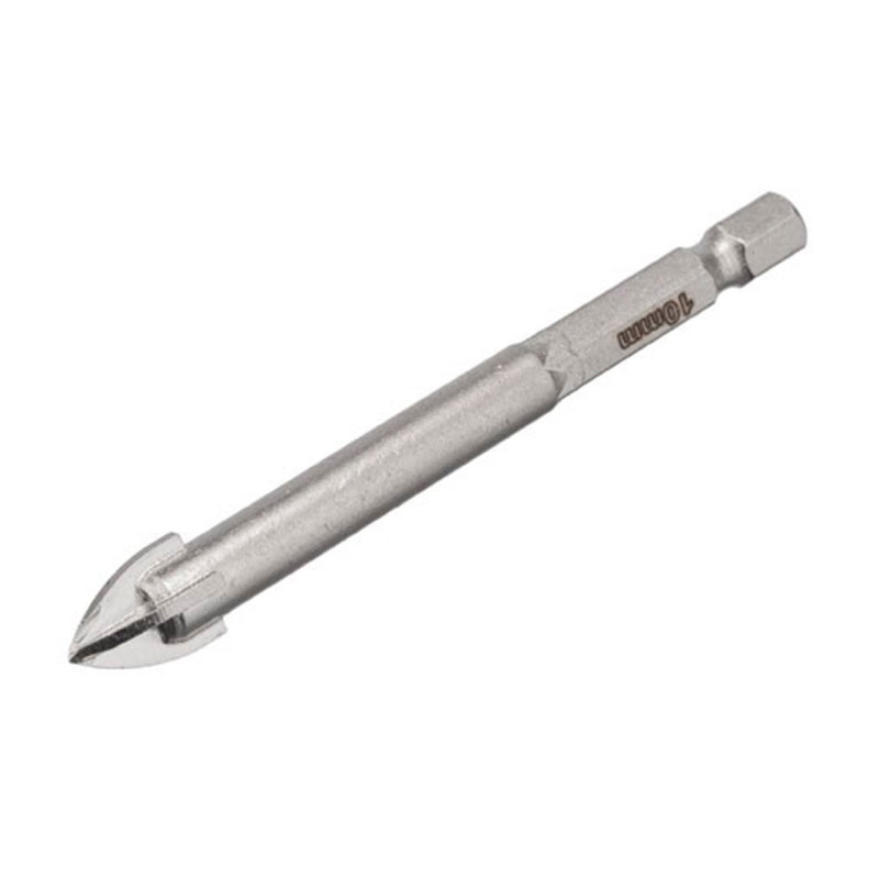Сверло по стеклу и керамике Intertool 10 мм HEX (SD-0290)