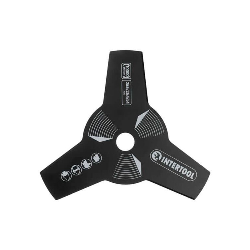 Диск для триммера Intertool 255 x 25.4 мм x 3Т (DT-2250)