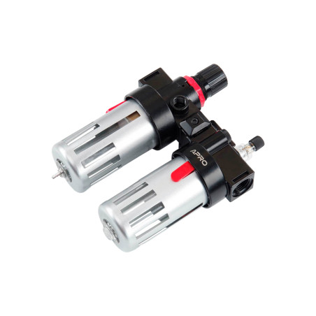 Редуктор давления с фильтром и лубрикатором Apro 1/2" x 10 бар (850110)